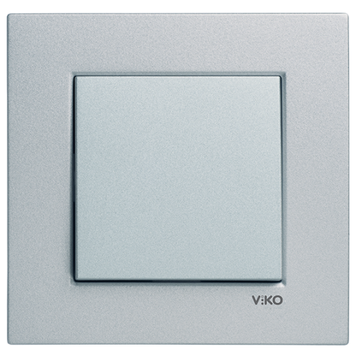 Выключатель 1-кл (без рамки) серебро  Viko Novella (92105001)