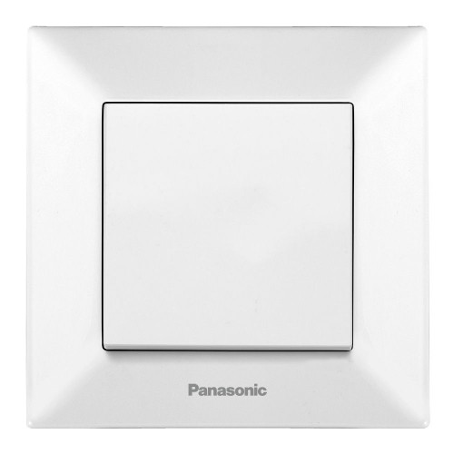 Выключатель 1-кл (в сборе) белый Panasonic Arkedia (WMTC00012WH-BY)