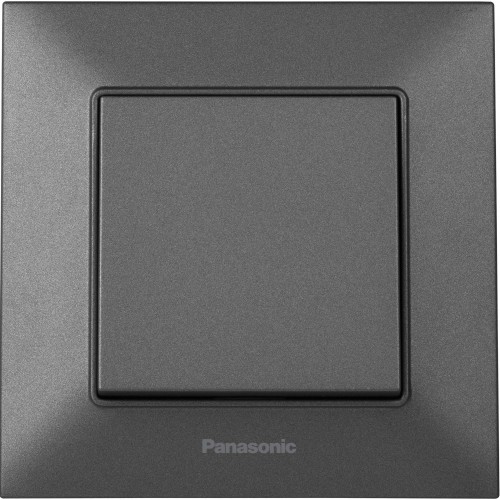 Выключатель 1-кл дымчатый Panasonic Arkedia Slim (WNTC00012DG)