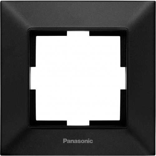 Рамка 1 пост черная Panasonic Arkedia Slim (WNTF08012BL)