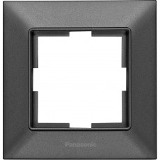 Рамка 1 пост дымчатая