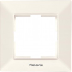 Рамка 1 пост кремовая