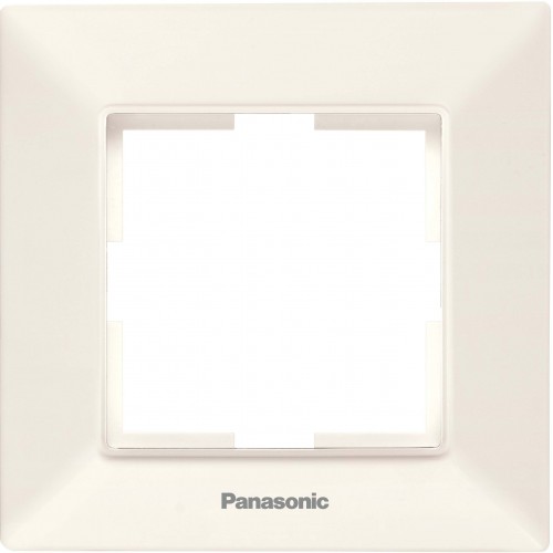 Рамка 1 пост кремовая Panasonic Arkedia Slim (WNTF08012BG)