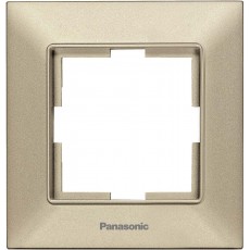 Рамка 1 пост бронзовая