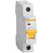 Автоматический выключатель 1P C 40А 4,5кА IEK