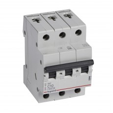 Автоматический выключатель 3P 10A хар-ка C 4,5kA