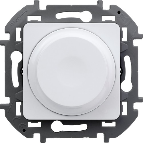 Светорегулятор поворотный без нейтрали 300Вт белый Legrand Inspiria (673790)
