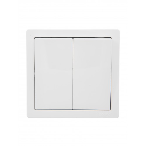 Выключатель 2-кл  Panasonic Leto (752-0200-101)