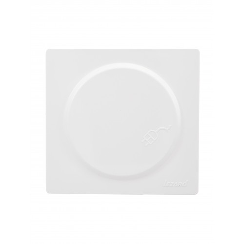 Розетка с заземлением с крышкой Lezard Leto (752-0200-123B)