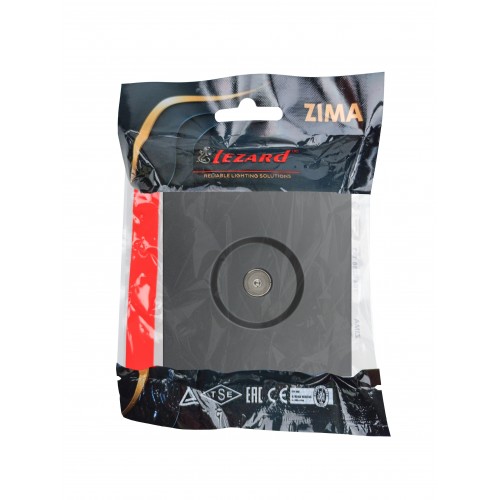 Розетка ТВ оконечная черный бархат (10шт/120шт) Lezard Zima (704-4288-130)