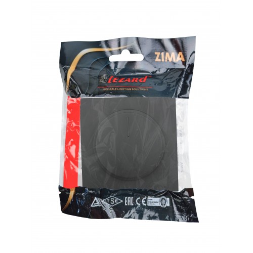Диммер для LED ламп 250 Вт черный бархат (10шт/120шт) Lezard Zima (704-4288-163)