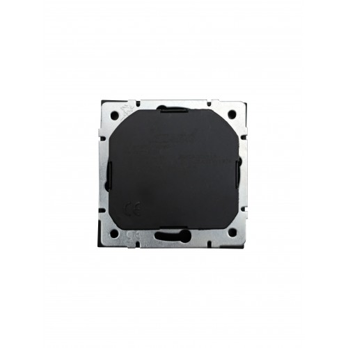 Розетка с/з TC + USB разъем черный бархат (10шт/120шт) Lezard Zima (704-4288-181TC)