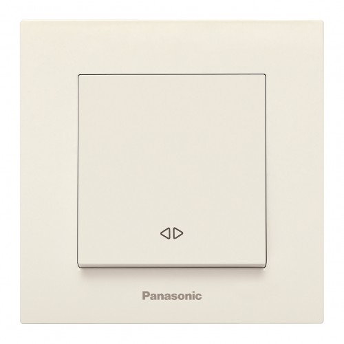 Выключатель 1-кл перекрестный кремовый Panasonic Arkedia Slim (WKTT00052BG-BY)