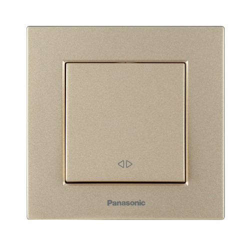Выключатель 1-кл перекрестный (без рамки) бронза Panasonic Karre plus (WKTT00052BR-BY)