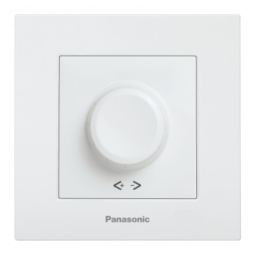 Светорегулятор RL 400 Вт (без рамки) белый Panasonic Karre plus (WKTT05262WH-BY)