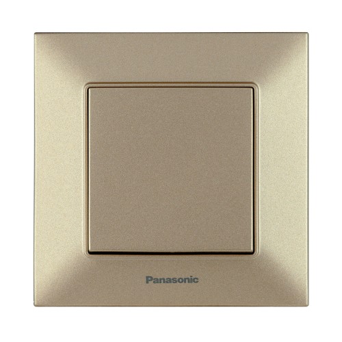 Выключатель 1-кл бронзовый Panasonic Arkedia Slim (WNTC00012BR-BY)