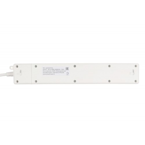 Удлинитель PC 1,9м, 4р с/з, с вык.16А, 3USB, бел. PC-6-2M Power Cube     (PC-6-2M)