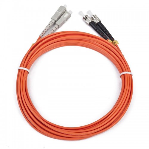 Двунаправленный мультимодовый оптоволоконный кабель, ST/SC, (50/125 OM2), 5 м. Cablexpert     (CFO-STSC-OM2-5M)