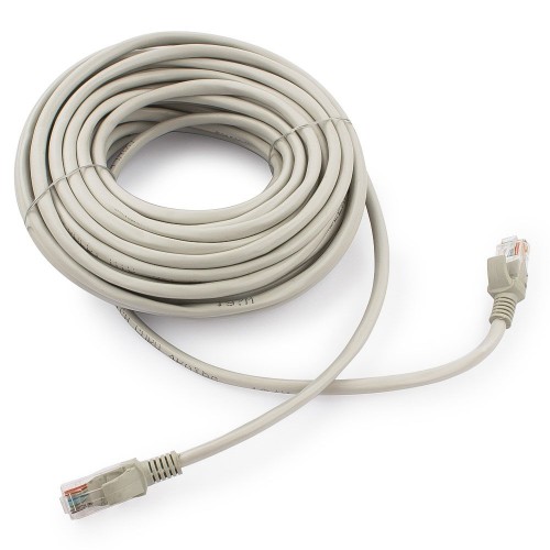 Патч-корд UTP, литой, 15M многожильный (серый) Cablexpert  (PP12-15M)